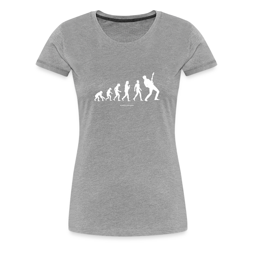 Frauen Premium T-Shirt - Grau meliert