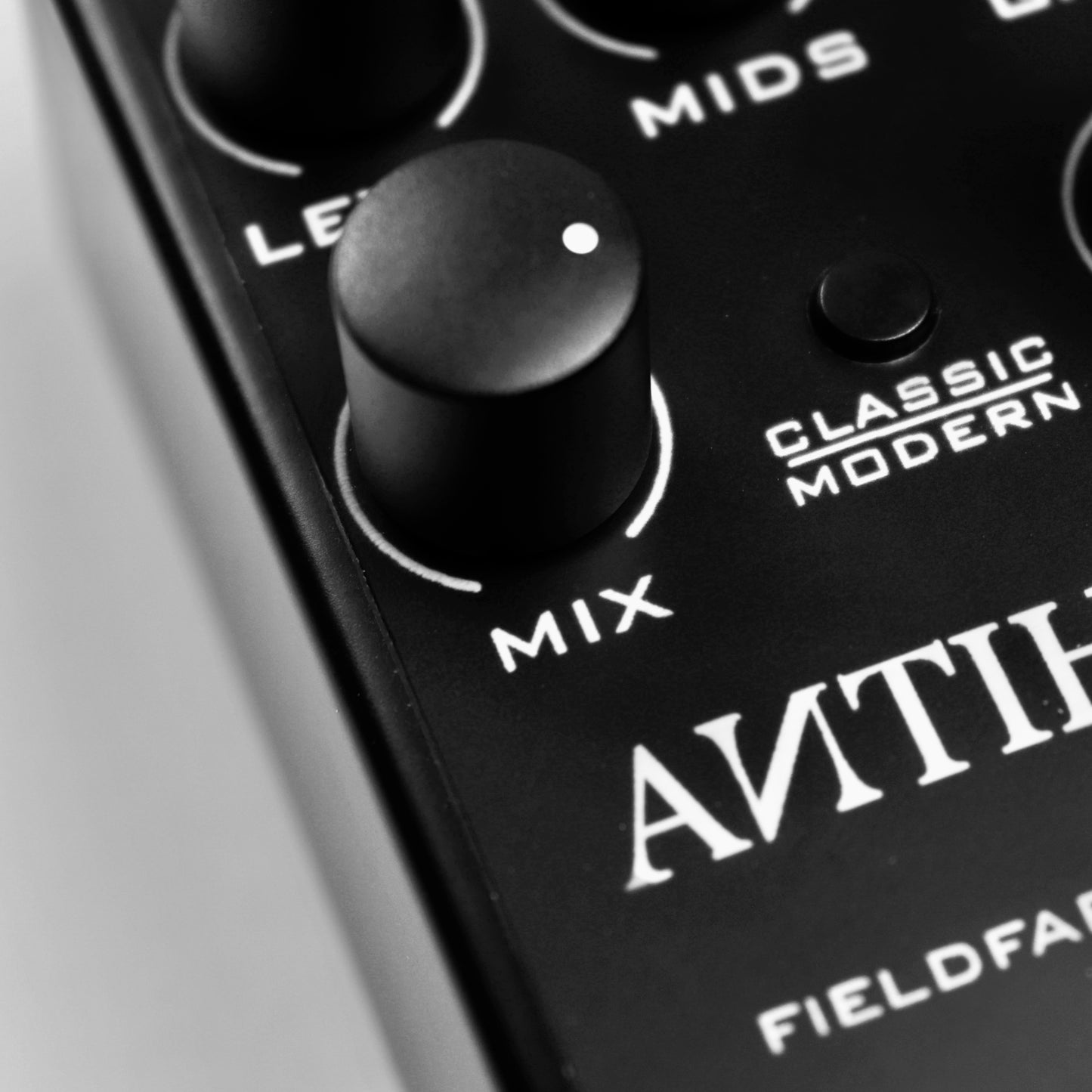 Bass Distortion pedal mit bypass mit momentary funktion