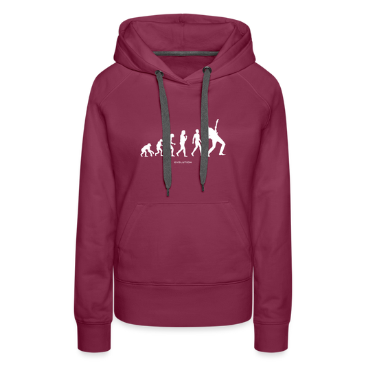 Frauen Premium Hoodie - Bordeaux