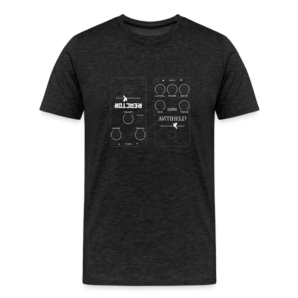 Blueprint Effektpedal - Männer Premium T-Shirt für Gitarristen - Anthrazit