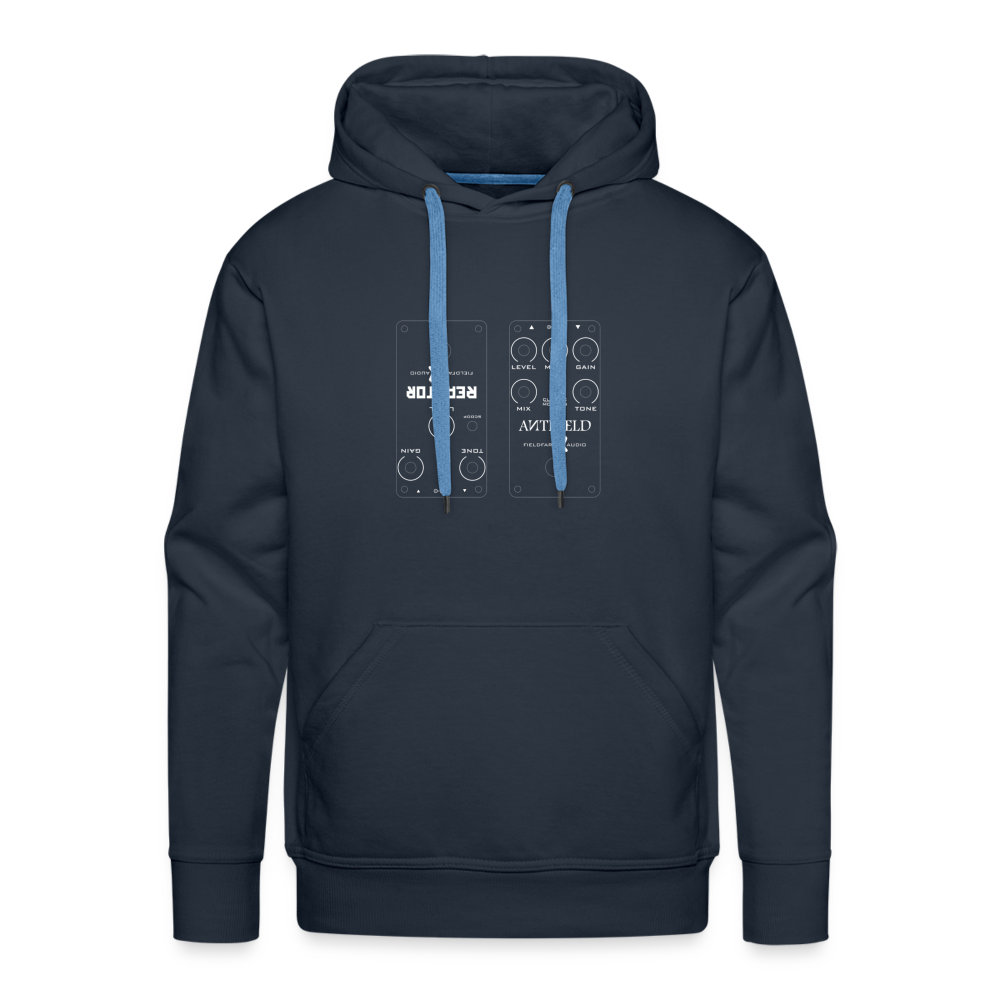 Blueprint Effektpedal - Männer Premium Hoodie für Gitarristen - Navy