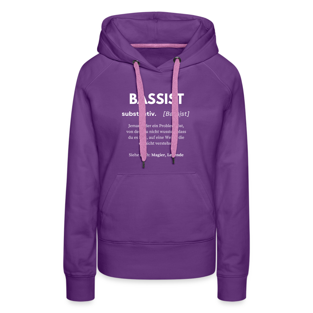 Frauen Premium Hoodie - Purple