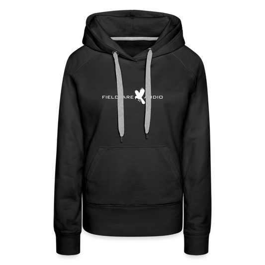 Frauen Premium Hoodie - Schwarz