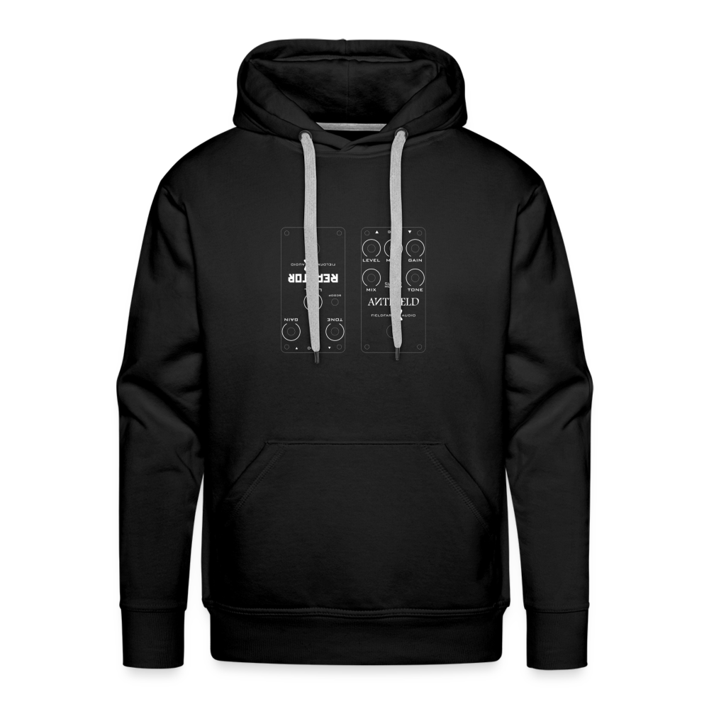 Blueprint Effektpedal - Männer Premium Hoodie für Gitarristen - Schwarz