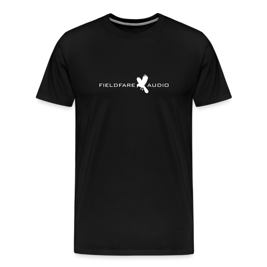 Männer Premium T-Shirt - Fieldfare Audio Brand Shirt - Schwarz