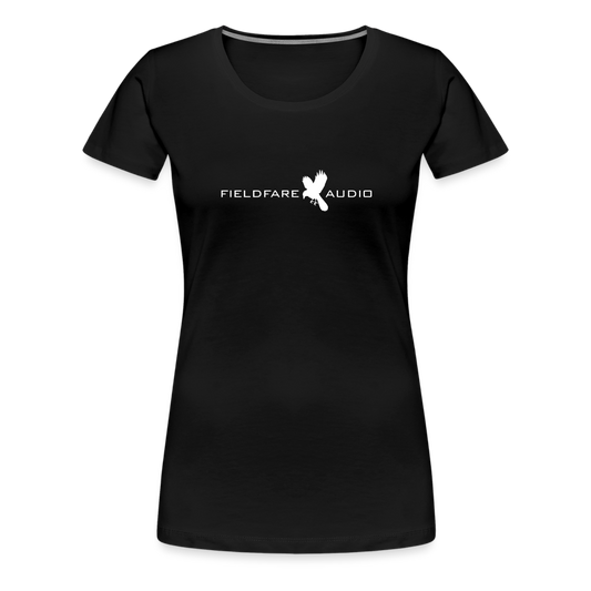 Frauen Premium T-Shirt - Fieldfare Audio Brand Shirt - Schwarz