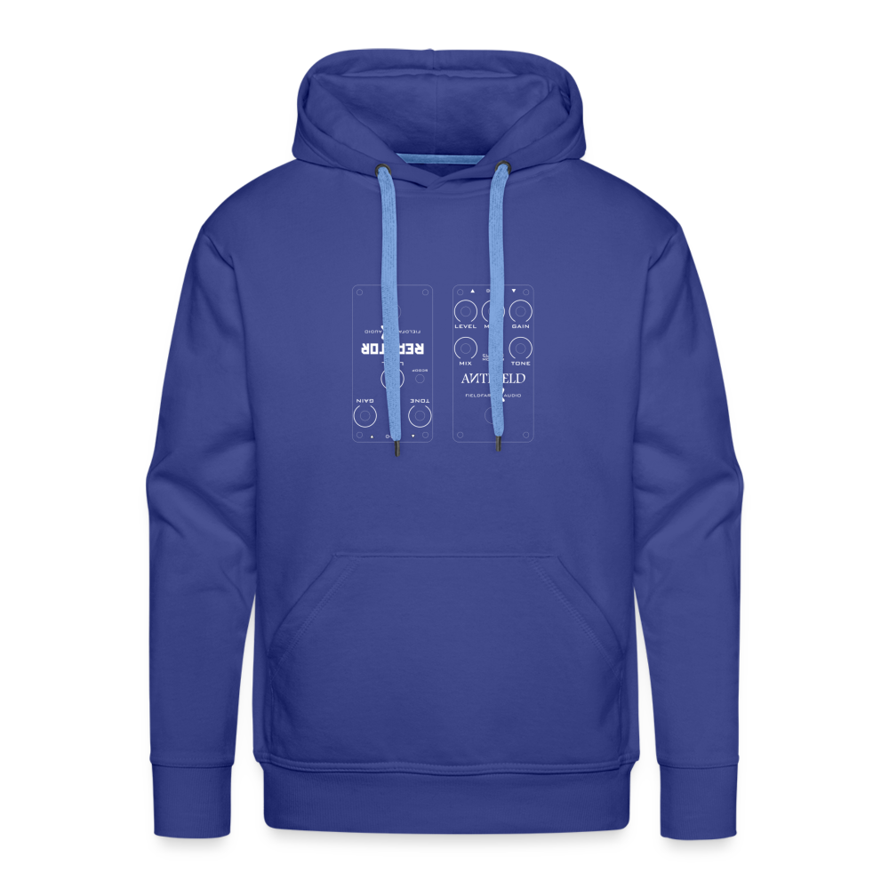 Blueprint Effektpedal - Männer Premium Hoodie für Gitarristen - Königsblau