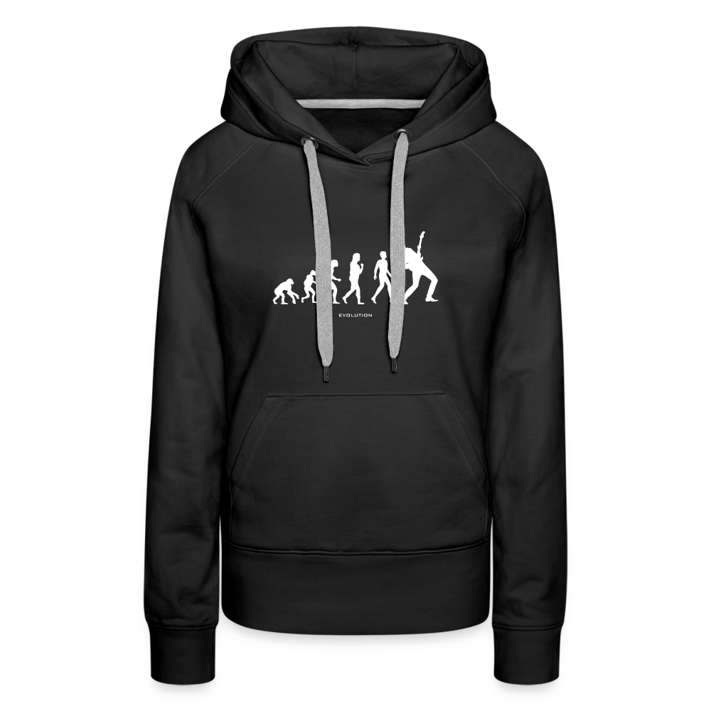 Frauen Premium Hoodie - Schwarz